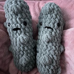 Handmade crochet pickle